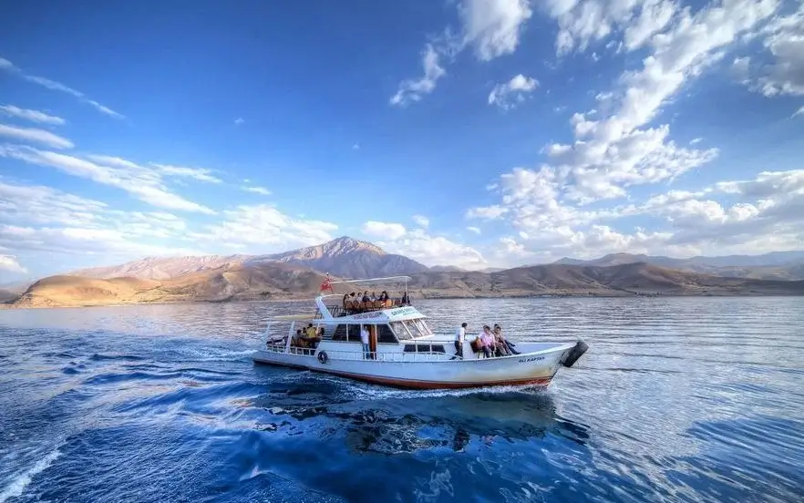Boating on Lake Van
