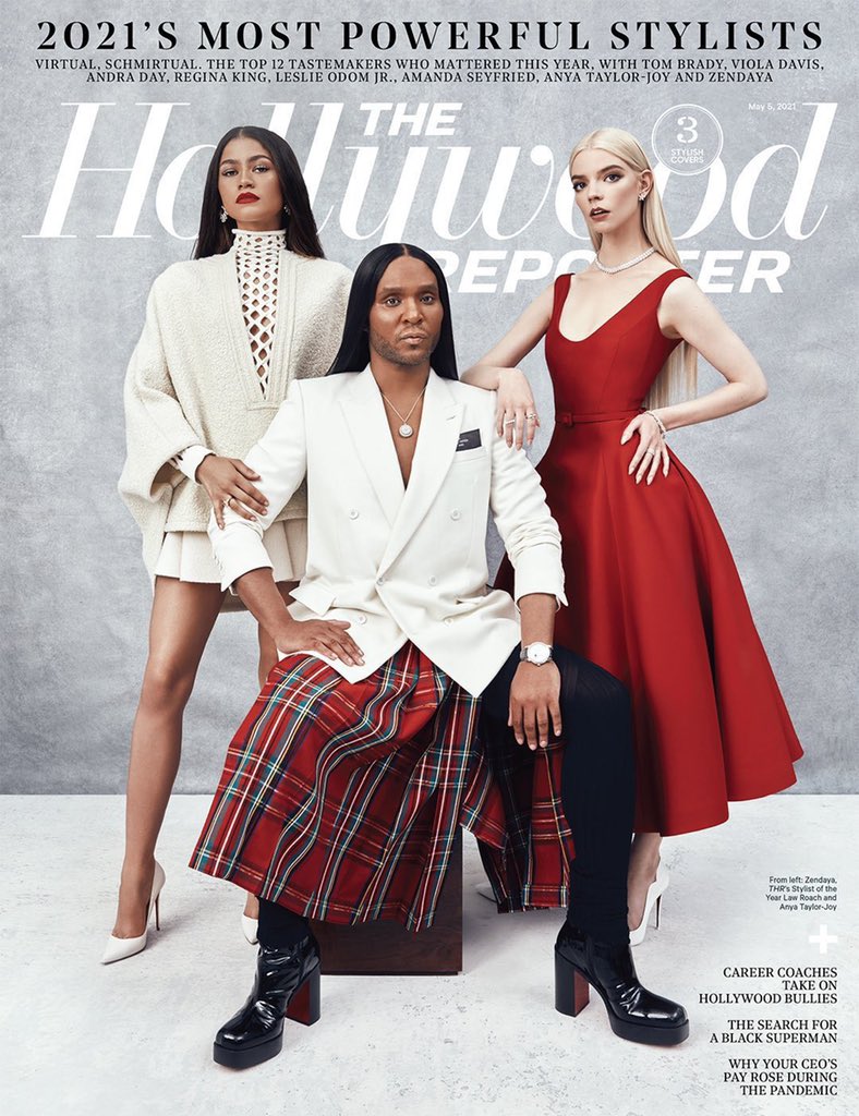Love Roach's photo on the cover of Hollywood Reporter magazine for the second time in 2021
