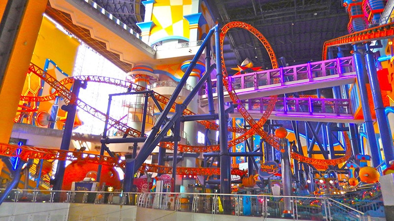 3- Berjaya Times Square; Shopping ceer with indoor theme park