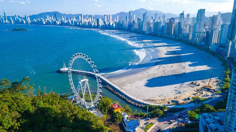 Balneario Camboriu, Saa Catarina; From the coastal destinations of Brazil