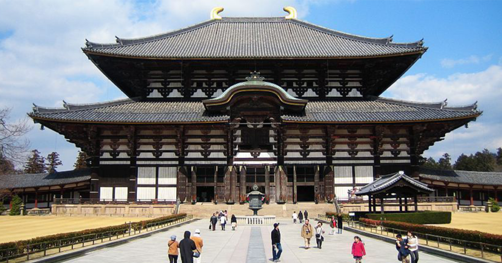 An image of Todaiji, one of Japan's temples 