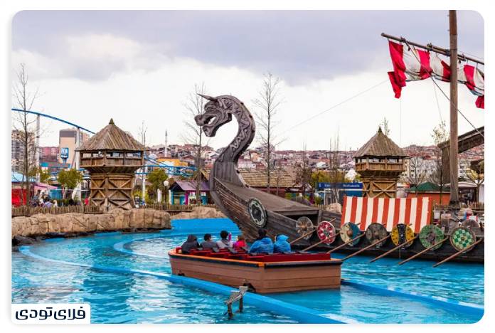 Differe parts of Disneyland Türkiye