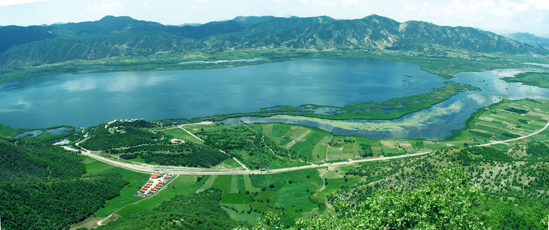 Aerial photo of Lake Zarivar, Kurdistan, photo source: Kurdistan Environmeal Organization, photographer: unknown