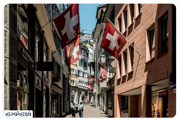 Walking in the old town of Zurich (Altstadt)