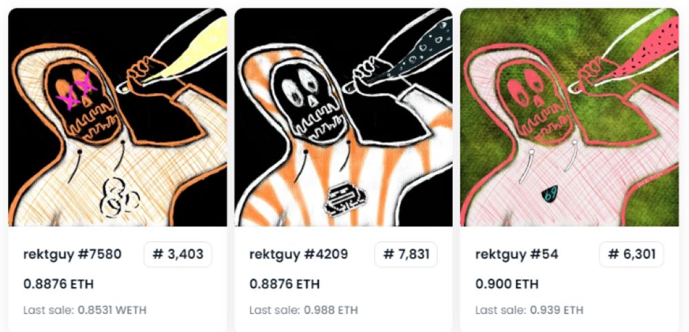Racket Guy's cc0 irreplaceable token collection
