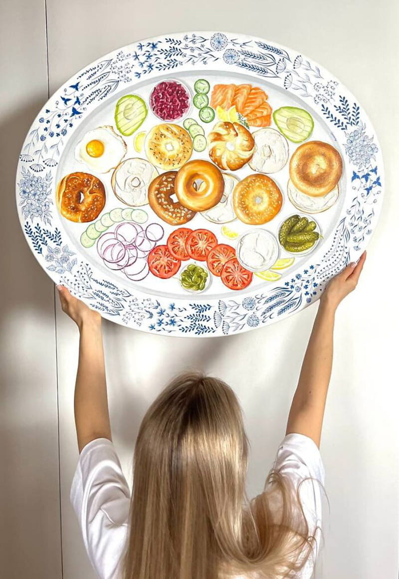 Paied breakfast plate