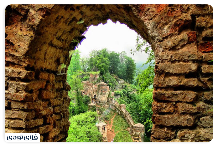 Observation towers of Rudkhan Castle