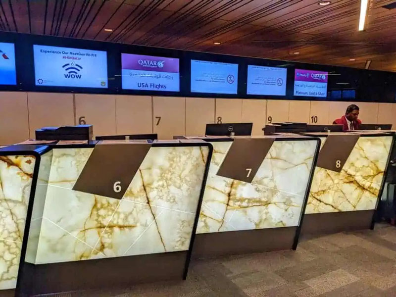 Qatar Airways service couers; Photo Source: Milesopedia, Photographer: Unknown