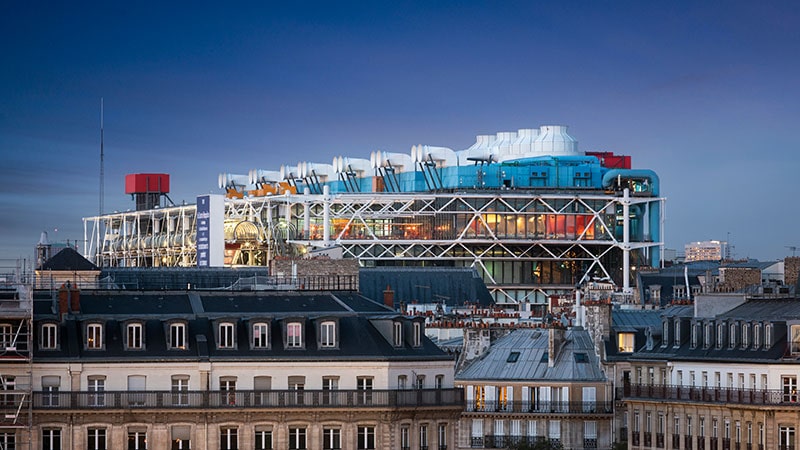 Ceer Pompidou Paris is one of the attractions of Paris