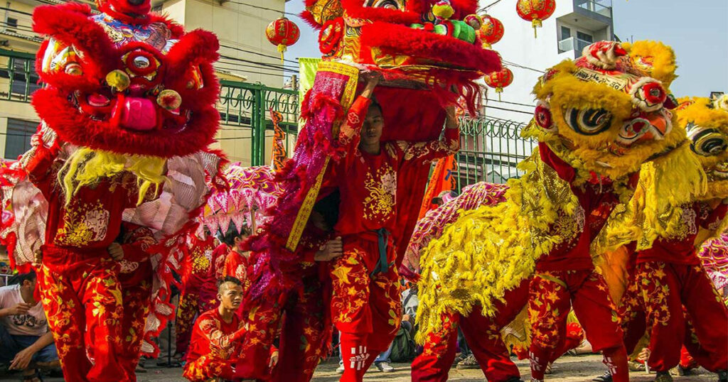 An image of Vietnam's Lunar New Year (Tet Nguyen Dan) festival 
