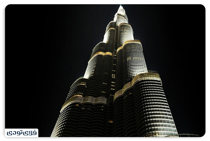 The shape of Burj Khalifa