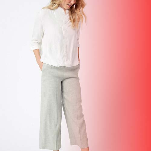 Women's set of baggy pas with paper