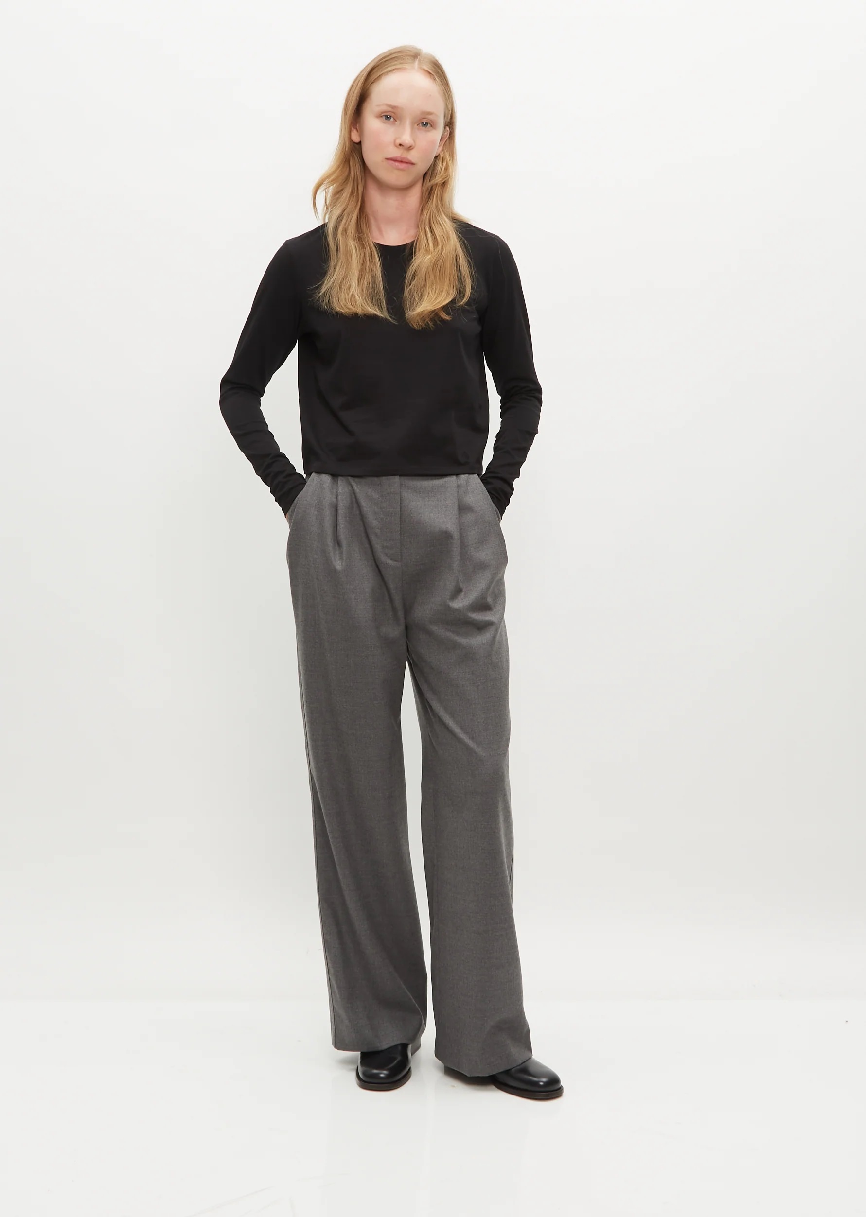 Wide-leg pas - Garcon style idea