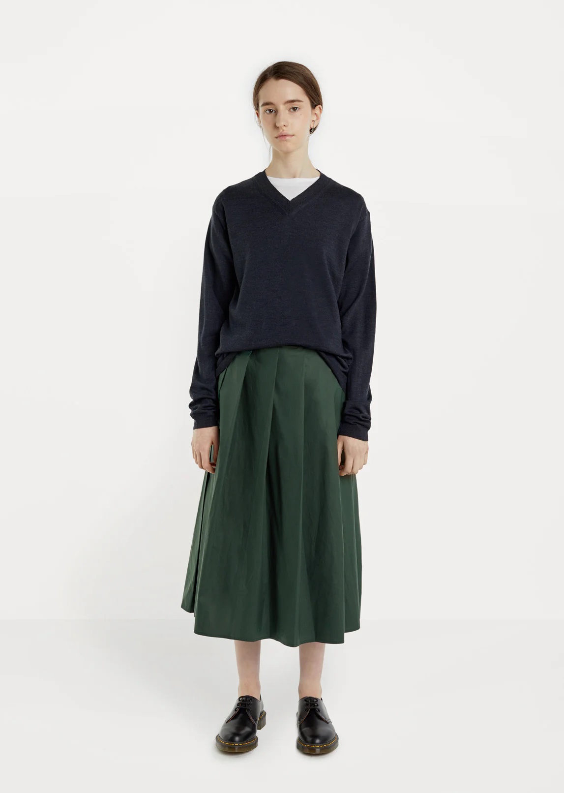 Pleated skirt - Garcon style idea