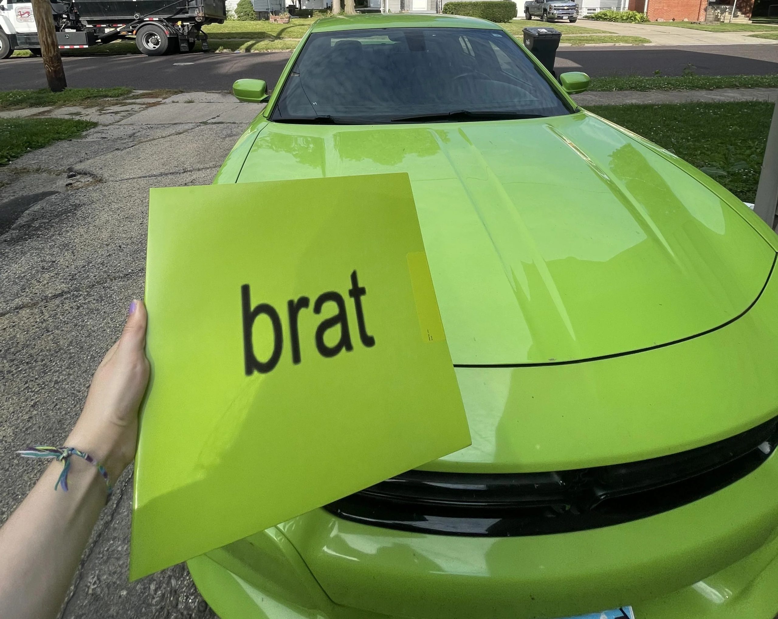 Brat Green, the color seen everywhere