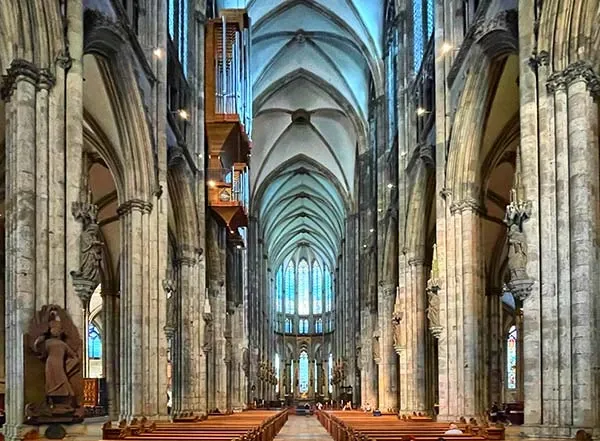 The main building of Cologne Cathedral