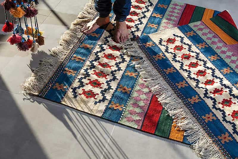 colorful carpet; Photo source: aradbranding, photographer: unknown