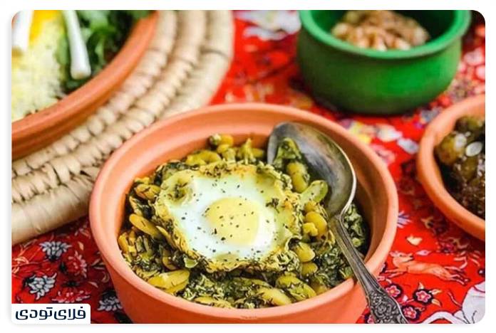 Local dishes of Sarkhrood