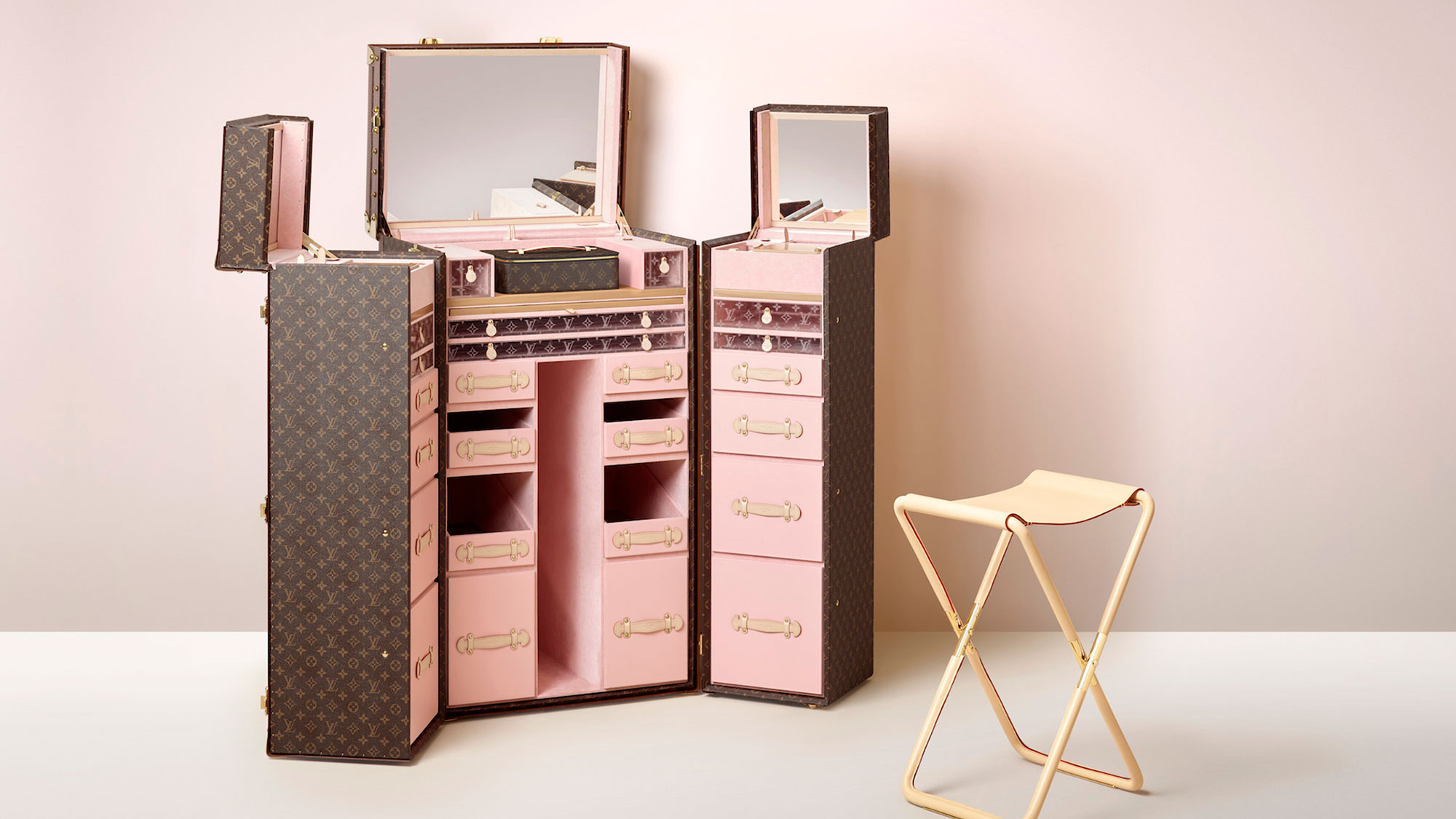 Louis Vuitton's Malle Coiffeuse cosmetic cases for 1850