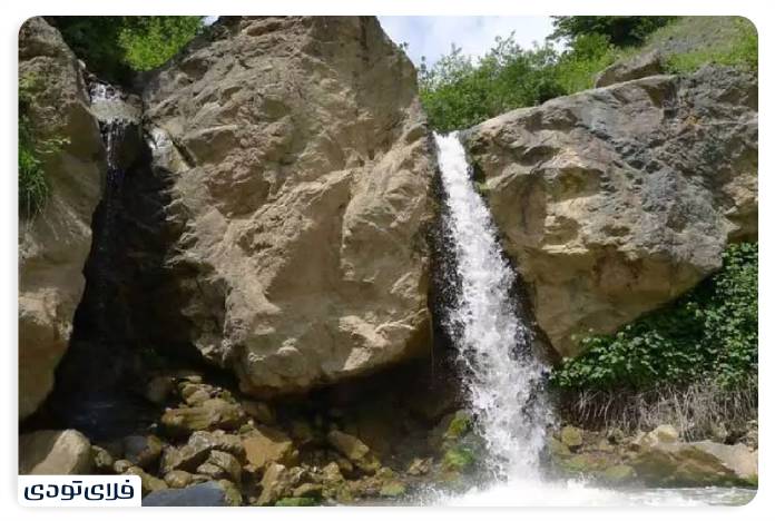 Kusham waterfall in Masuleh