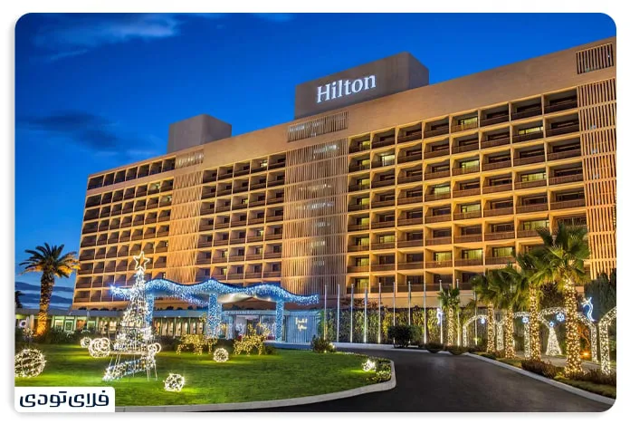 Hilton Hotel, one of the best hotels in Istanbul with a view of the Bosphorus Strait