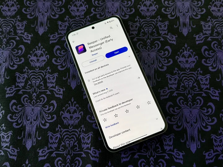 app store Using iMessage on an Android phone or tablet
