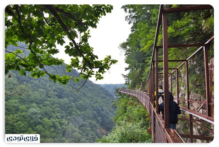 Okatse valley, one of the sights of Georgia