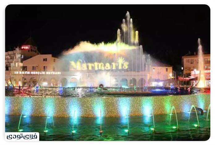 Dancing fouains of Marmaris