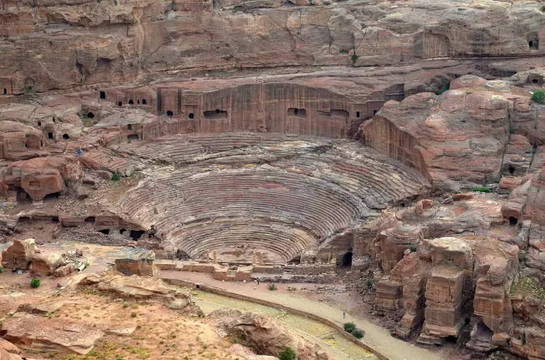 Amphitheater and Roman ruins