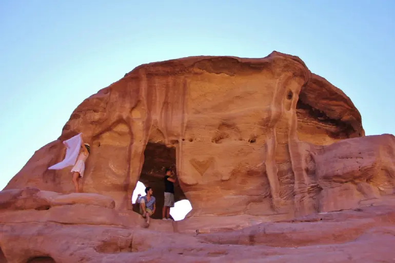 Visiting cave houses