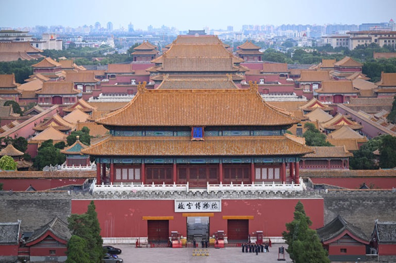 The central axis of Beijing