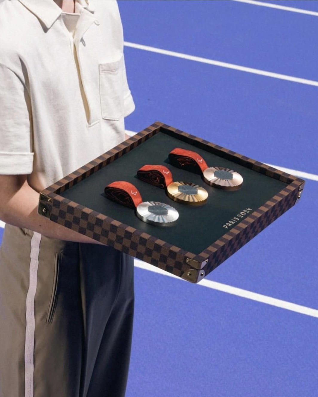 Examples of Paris 2024 Olympic medals