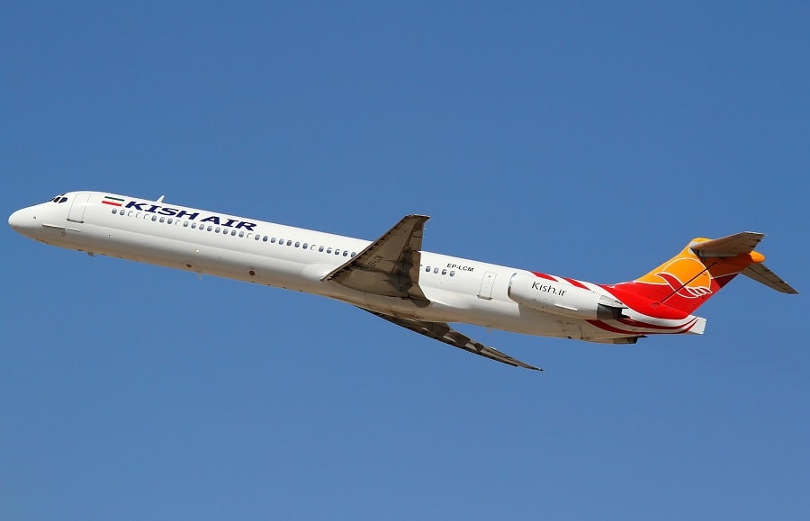 Air ticket price from Kish to Dubai