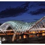 Peace Bridge is one of Tbilisi's attractions