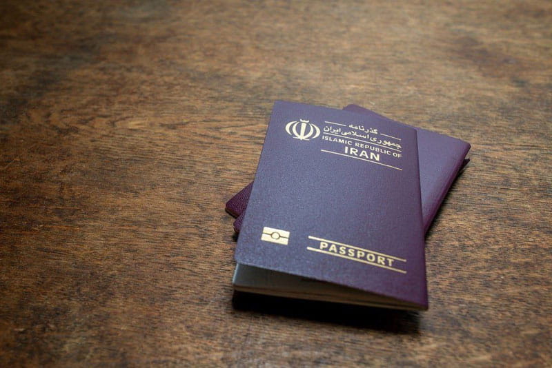 Iranian passport, photo source: Shahrara News, photographer: unknown