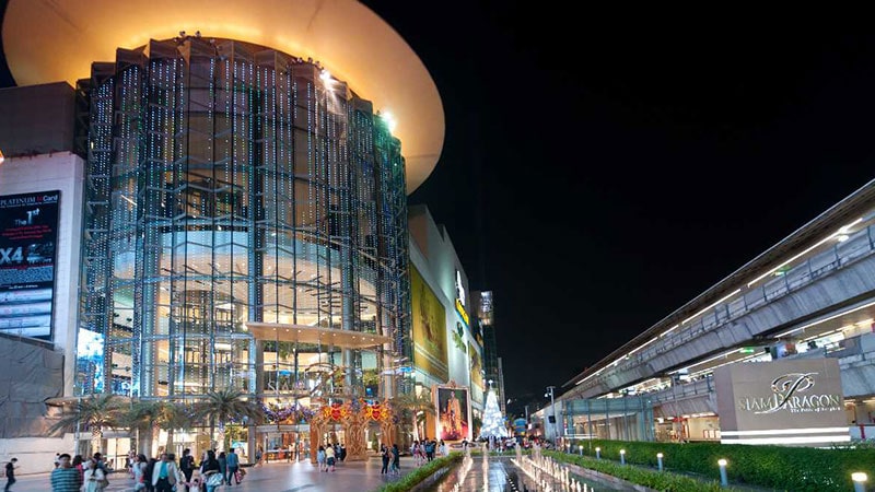 Siam Paragon shopping ceer in Bangkok