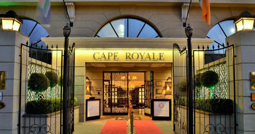A picture of the erance of Cape Royal Hotel 
