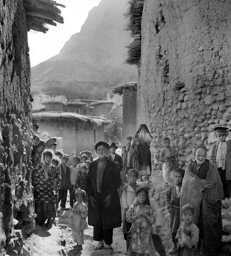 Rural people in old Iran