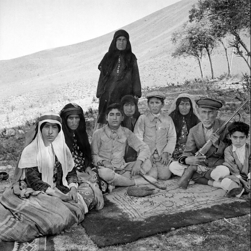 Nomadic men and women in ancie Iran