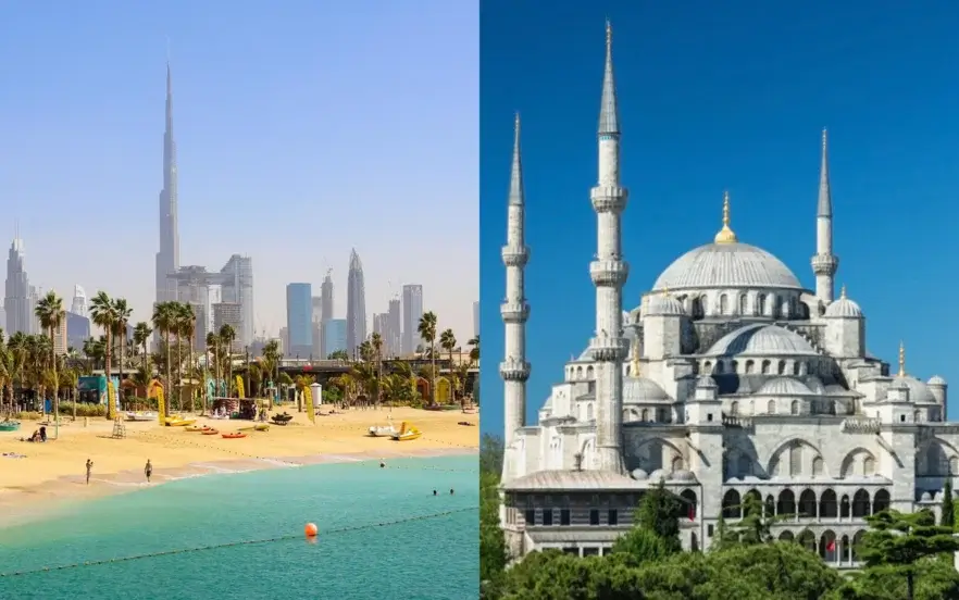 Is Dubai better or Istanbul? Should we choose Dubai or Istanbul for a trip? 4 Dubai and Istanbul weather