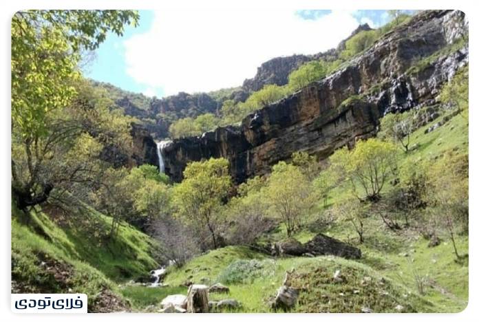 Shilmau waterfall is one of the famous places in Paveh