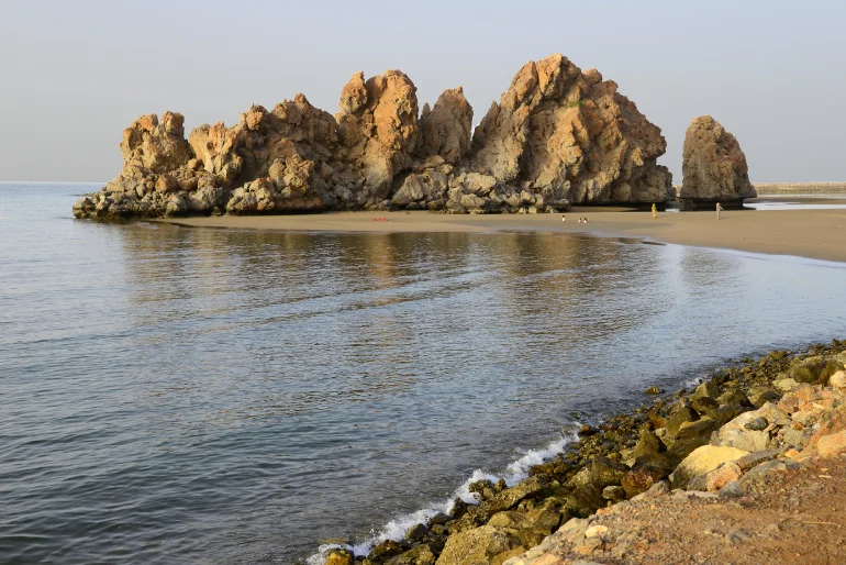 Must-see places in Muscat; Desert emerald paradise 4 Yeti Beach