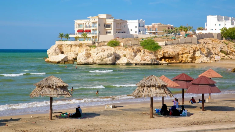 Must-see places in Muscat; Desert emerald paradise 7 Qorum Beach