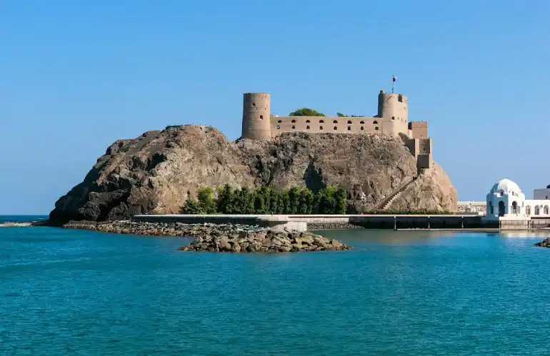 Must-see places in Muscat; Desert emerald paradise 41 Jalali Castle