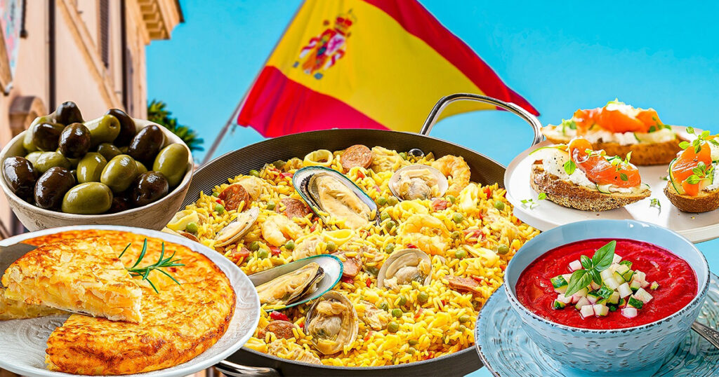 An image of Spanish cuisine