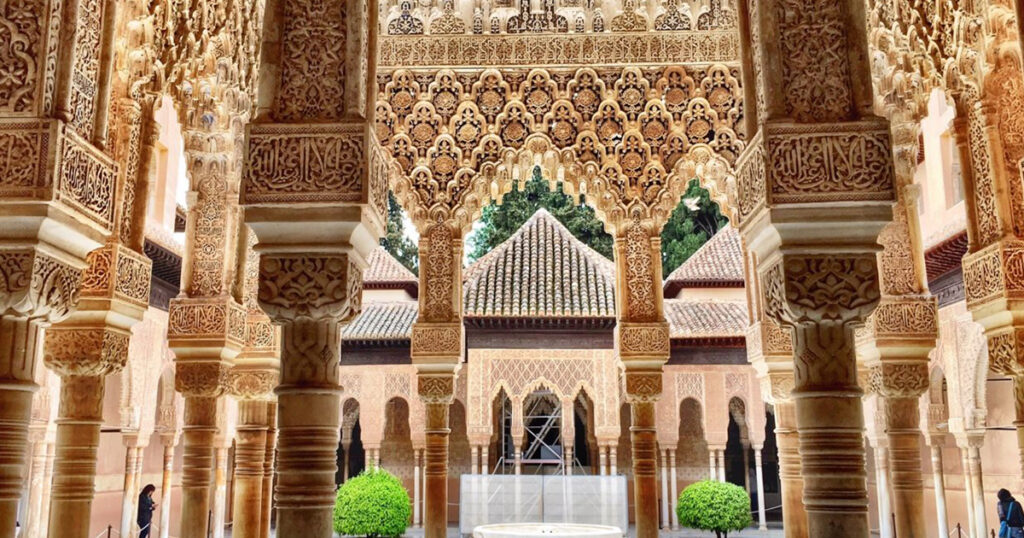 A picture of the Alhambra Palace in Spain