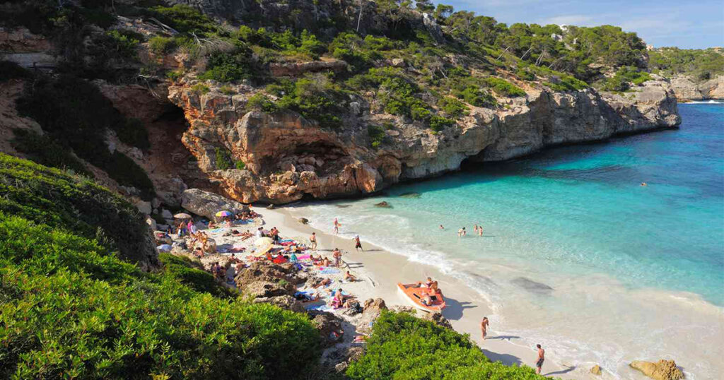 A picture of one of the Spanish beaches
