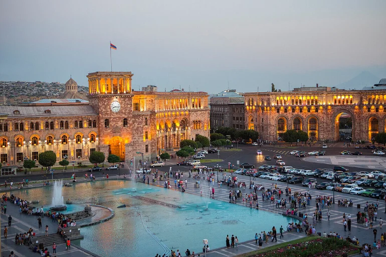 Republic Square, Yerevan; A dream destination for tourists 8 governme house