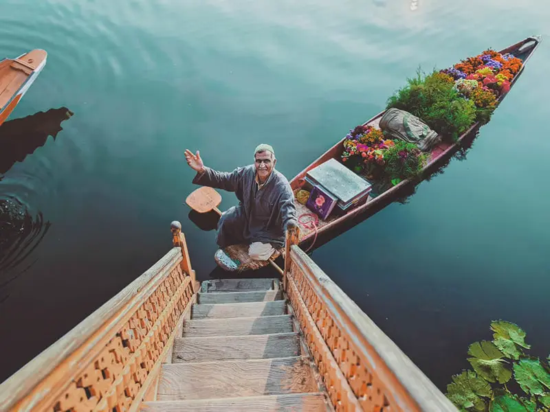 Indian boatman
