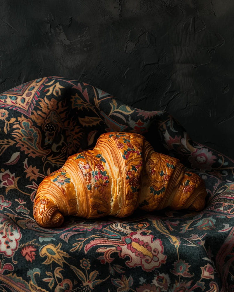 Croissas decorated with Iranian motifs